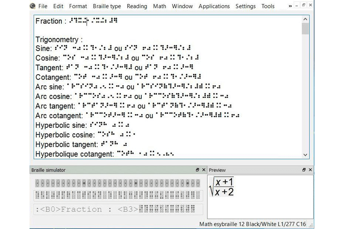 esysuite helps a braille student in a sighted world