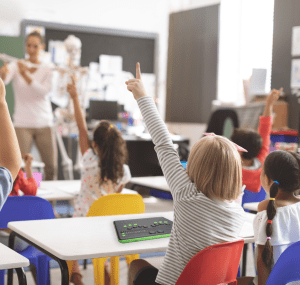 Students in a classroom